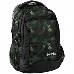 Mokyklinė kuprinė BeUniq Green BU22GN-2808, 20 l, 41x31x18 cm цена и информация | Школьные рюкзаки, спортивные сумки | pigu.lt