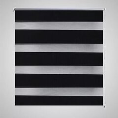 Žaliuzė, roletas Zebra, 90 x 150 cm, juodas kaina ir informacija | Roletai | pigu.lt