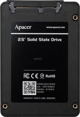 Apacer AS340 240GB SATA3 (AP240GAS340G-1) цена и информация | Внутренние жёсткие диски (HDD, SSD, Hybrid) | pigu.lt