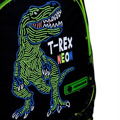 Mokyklinė kuprinė AstraBag AB330 T-Rex Neon 502023064, 20 l, 39x28x15 cm цена и информация | Школьные рюкзаки, спортивные сумки | pigu.lt