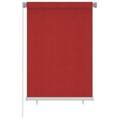 Lauko roletas, raudonos spalvos, 100x140cm, HDPE kaina ir informacija | Žaliuzės | pigu.lt