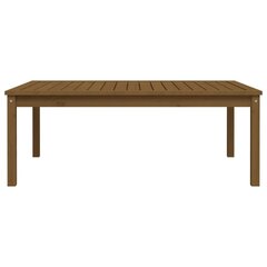 Sodo stalas , rudas kaina ir informacija | Lauko stalai, staliukai | pigu.lt