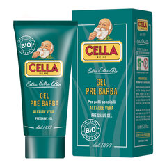 Cella Milano Bio Алоэ Вера Гель для чувствительной кожи перед бритьем, 75 мл. цена и информация | Средства для укладки волос | pigu.lt