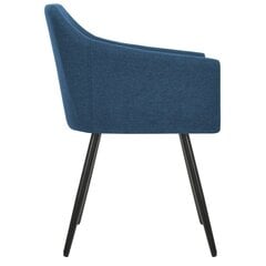 Valgomojo kėdės, 4 vnt, mėlynos kaina ir informacija | Virtuvės ir valgomojo kėdės | pigu.lt