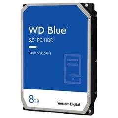 WD Blue WD80EAZZ kaina ir informacija | Vidiniai kietieji diskai (HDD, SSD, Hybrid) | pigu.lt