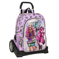 Mokyklinė kuprinė su ratukais Monster High Best boos kaina ir informacija | Kuprinės mokyklai, sportiniai maišeliai | pigu.lt