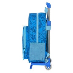 Kuprinė su ratukais Stitch, mėlyna цена и информация | Школьные рюкзаки, спортивные сумки | pigu.lt
