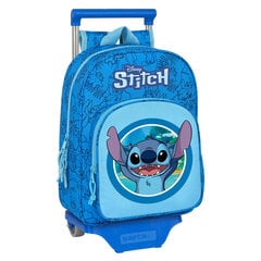 Kuprinė su ratukais Stitch, mėlyna kaina ir informacija | Kuprinės mokyklai, sportiniai maišeliai | pigu.lt