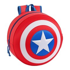 Kuprinė Captain America Shield, 31 x 31 x 10 cm. kaina ir informacija | Kuprinės mokyklai, sportiniai maišeliai | pigu.lt