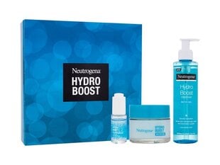 Rinkinys Neutrogena Hydro Boost: Neutrogena Hydro Boost odos valiklis, 200 + 50 ml + Supercharged Booster drėkinamasis gelis, 30 ml kaina ir informacija | Veido prausikliai, valikliai | pigu.lt