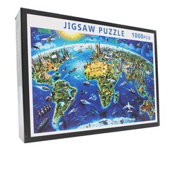 Dėlionė "Pasaulis" 1000 detalių kaina ir informacija | Dėlionės (puzzle) | pigu.lt