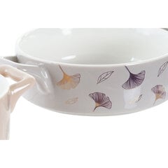 Блюдо DKD Home Decor Металл Фарфор Bone China современный (16,8 x 12,5 x 4,3 cm) (4 штук) цена и информация | Посуда, тарелки, обеденные сервизы | pigu.lt