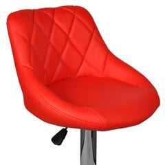 2 baro kėdžių komplektas, raudonos kaina ir informacija | Virtuvės ir valgomojo kėdės | pigu.lt