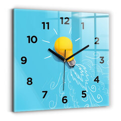 Sieninis laikrodis Lemputės Brėžinys kaina ir informacija | Laikrodžiai | pigu.lt