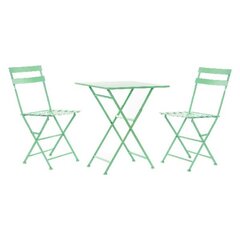 Stalo rinkinys su 2 kėdėmis DKD Home Decor Metalinis (3 pcs) цена и информация | Комплекты мебели для столовой | pigu.lt