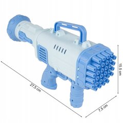 Машина для пускания мыльных пузырей Malplay, синяя, 27,5x15,5x7,5 см цена и информация | Игрушки для песка, воды, пляжа | pigu.lt