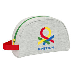 Школьный несессер Benetton Pop Серый (28 x 18 x 10 cm) цена и информация | Школьные рюкзаки, спортивные сумки | pigu.lt