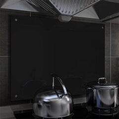virtuvės sienelė, 80x60 cm, juoda kaina ir informacija | Virtuvės baldų priedai | pigu.lt