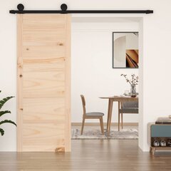 Tvarto durys, 80x1,8x204,5cm, pušies medienos masyvas kaina ir informacija | Vidaus durys | pigu.lt
