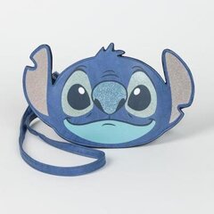 Vaikiška rankinė 3D Stitch Disney, mėlyna kaina ir informacija | Kuprinės mokyklai, sportiniai maišeliai | pigu.lt