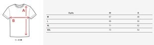 Vyriški balti marškinėliai Dimensional цена и информация | Мужская спортивная одежда | pigu.lt