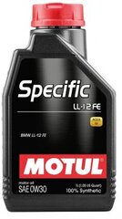 Масло MOTUL SPECIFIC LL-12 FE 0W30 1L цена и информация | Моторные масла | pigu.lt