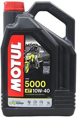 Alyva MOTUL 5000 4T 10W40 4ltr (104056) цена и информация | Другие масла | pigu.lt