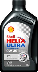 Shell Helix Ultra Professional AV-L 0W-30 variklių alyva, 1L kaina ir informacija | Variklinės alyvos | pigu.lt