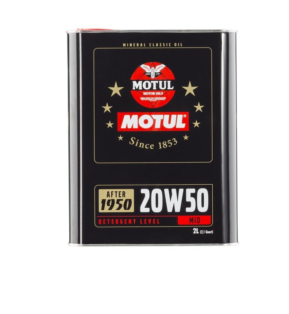 Alyva Motul Classic 20W50 2ltr (104511) цена и информация | Variklinės alyvos | pigu.lt