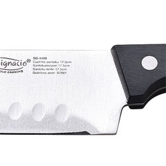 Santoku peilis San Ignacio, 17,5 cm kaina ir informacija | Peiliai ir jų priedai | pigu.lt