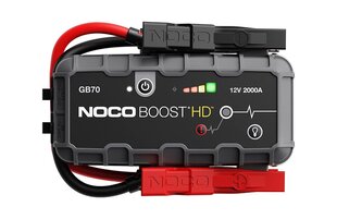 Пусковое устройство NOCO GB70 Boost 12V 2000A Jump Starter со встроенной батареей 12V/USB цена и информация | Зарядные устройства для аккумуляторов | pigu.lt