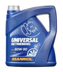 Масло трансмиссионное Mannol 8107-1 Universal 80W-90 GL-4 ,4 л цена и информация | Другие масла | pigu.lt