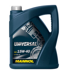 Mannol 7405 Universal 15W-40 variklių alyva, 5 l kaina ir informacija | Variklinės alyvos | pigu.lt