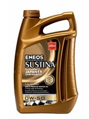 Eneos Sustina Racing Oil 0W-50 variklių alyva, 4L kaina ir informacija | Variklinės alyvos | pigu.lt