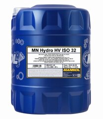 Mannol Hydro HV ISO 32 SCT MN2201-20 Hydro HV ISO 32 hidraulinė alyva, 20 L kaina ir informacija | Variklinės alyvos | pigu.lt