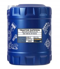 Variklio alyva Mannol 7406 Traktor Superoil 15W-40, 10 L kaina ir informacija | Variklinės alyvos | pigu.lt