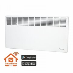 Konvekcinis šildytuvas 67,5 x 43,5 x 8 cm WARMTEC EWE+ 1500 Wi-Fi, 1500 W, baltas kaina ir informacija | Šildytuvai | pigu.lt