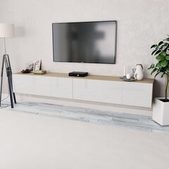 Televizizoriaus spintelė, 2 vnt., 120x40x34 cm цена и информация |  Тумбы под телевизор | pigu.lt