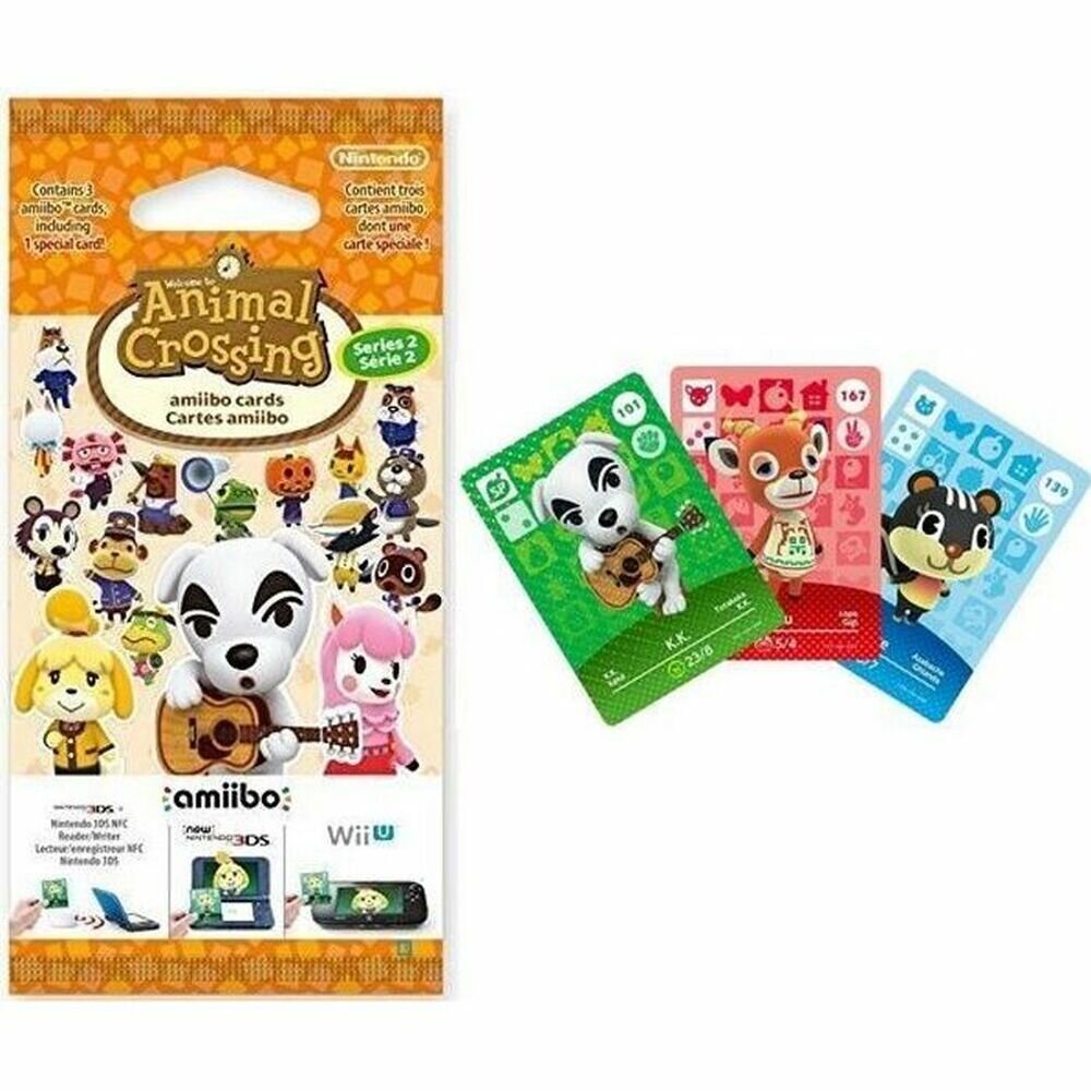 Kompiuterinio žaidimo priedas - kortelių rinkinys Nintendo Animal Crossing Amiibo Cards, Series 2 kaina ir informacija | Žaidimų kompiuterių priedai | pigu.lt