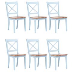 Обеденные стулья, 6 шт., цена и информация | Стулья для кухни и столовой | pigu.lt