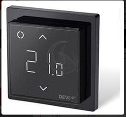Электронный программируемый термостат Devi Devireg Smart Ivory цена и информация | Нагревательные коврики для пола и зеркал | pigu.lt