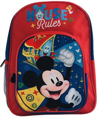 Kuprinė Vaikams Disney House Rules Red 21412201 4 kaina ir informacija | Kuprinės mokyklai, sportiniai maišeliai | pigu.lt