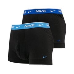 Trumpikės vyrams Nike Everyday Cotton Stretch 2Pak boxer shorts M 0000KE1085-F4Q, 2 vnt. kaina ir informacija | Trumpikės | pigu.lt