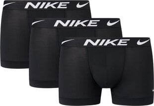 Nike vyriški bokseriai Dri-FIT ESSENTIAL MICRO TRUNK 3 vnt., juodi kaina ir informacija | Trumpikės | pigu.lt