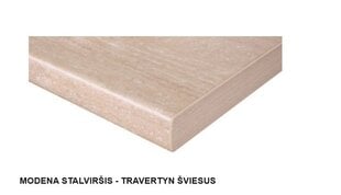 Stalviršis Modena Travertyn, 90 cm, rudas цена и информация | Столешницы для кухни | pigu.lt