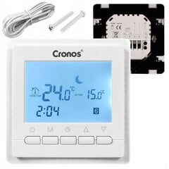 Kambario termostatas, skirtas šildymo kilimėlio folijai 3a 16a цена и информация | Нагревательные коврики для пола и зеркал | pigu.lt