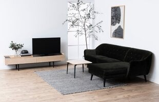 Televizoriaus staliukas Connect, rudas/juodas kaina ir informacija | TV staliukai | pigu.lt