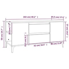 Televizoriaus spintelė 102x44,5x50cm kaina ir informacija | TV staliukai | pigu.lt