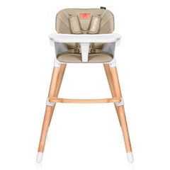 Lionelo стульчик для кормления Koen 2in1, Beige Sand цена и информация | Стульчики для кормления | pigu.lt