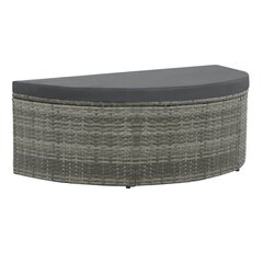 Dvivietė sodo sofa 1.3x0.77, pilka цена и информация | Шезлонги | pigu.lt